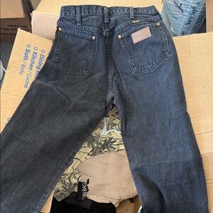 Men's Black Jeans - Classic Straight Fit 30 x 36